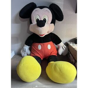 VINTAGE Large 27" Disney‎ Mickey Mouse Plush, Sri Lanka, Please Read